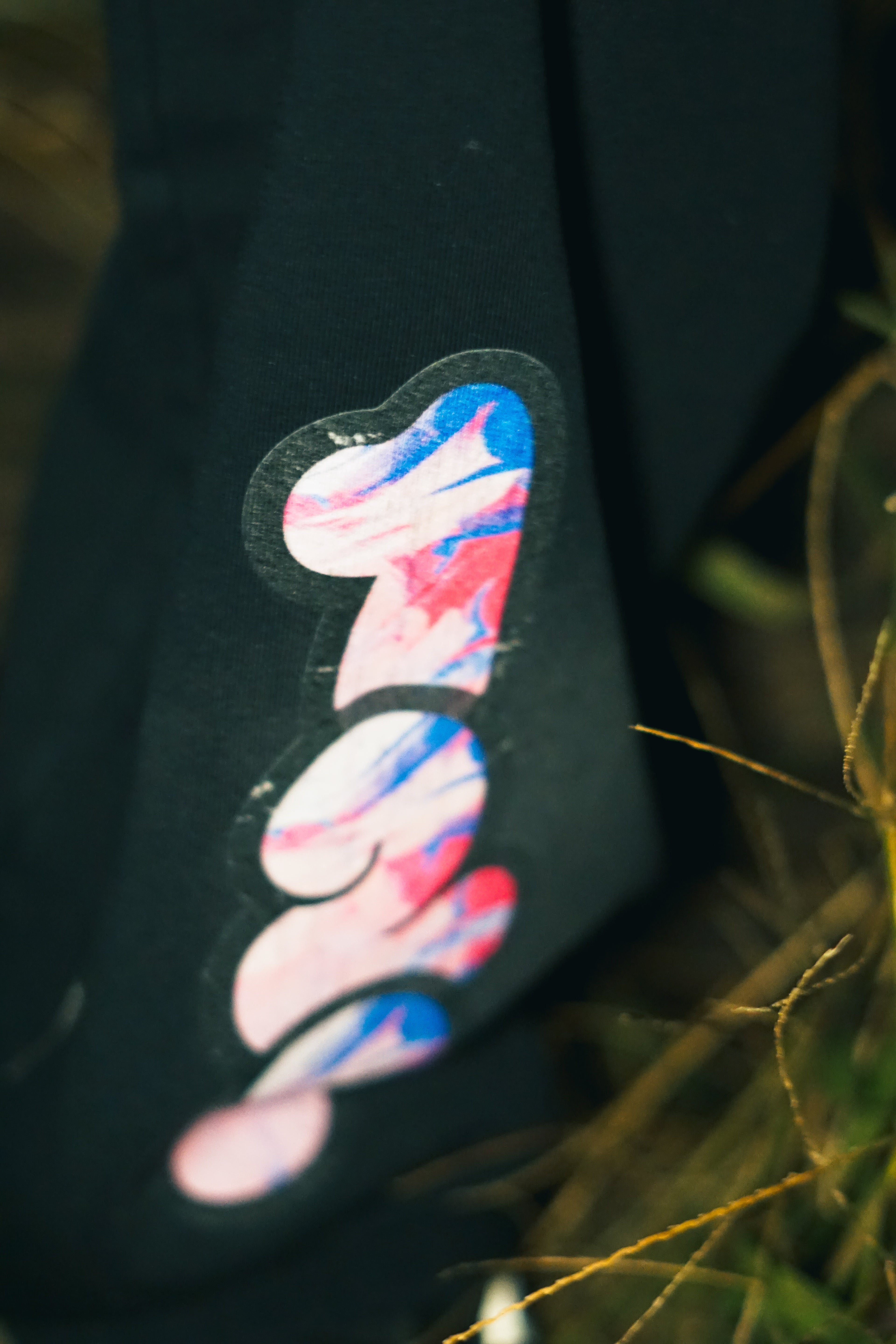 Black baggy sweatpants