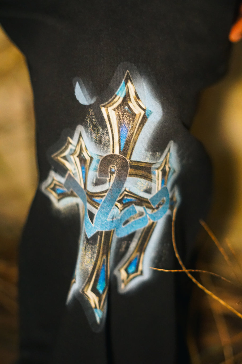 Black baggy sweatpants